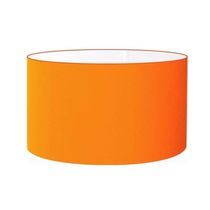Cúpula Abajur Cilíndrica Cp-7025 ø50x30cm Laranja