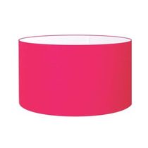 Cúpula Abajur Cilíndrica Cp-7023 ø50x21cm Rosa Pink