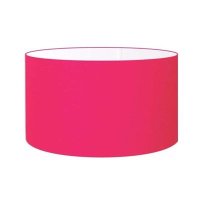 Cúpula Abajur Cilíndrica Cp-7023 ø50x21cm Rosa Pink