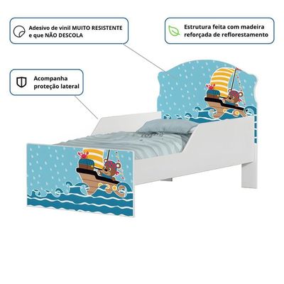 Mini Cama Ursinhos Pirata