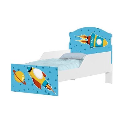 Mini Cama Foguete Espacial Com Colchão