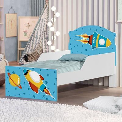 Mini Cama Foguete Espacial Com Colchão