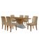 Mesa Sala De Jantar Aster 180cm E 6 Cadeiras Melissa Moderna Turim 07/off White/imbuia