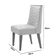 Mesa Evora 90 Mdf Canto Copo E Com 4 Cadeiras Safira Veludo Marrom Naturalle
