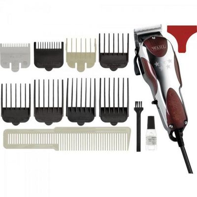 Maquina De Corte 220v Magic Prata-vermelha Wahl