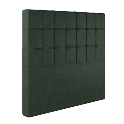 Cabeceira Estofada King 195 Cm Turmalina Veludo Verde
