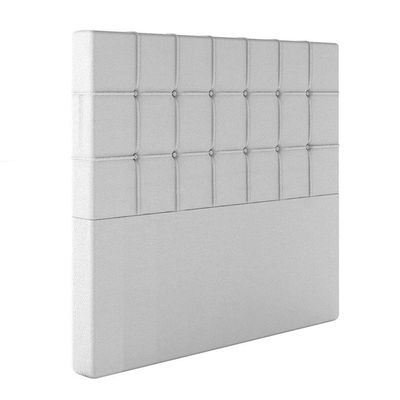 Cabeceira Estofada Casal 140 Cm Turmalina Corino Branco