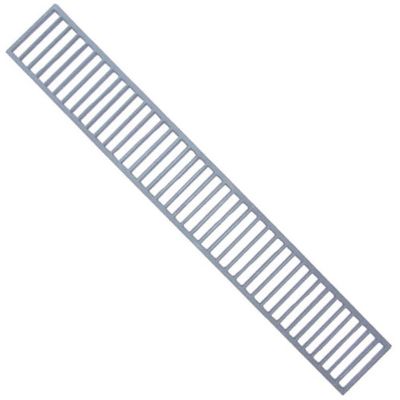 Grelha Alumínio Reta Polida 13,5x100 - Lgmais Grelha Aluminio Reta Polida 13,5x100 Lg Lgmais