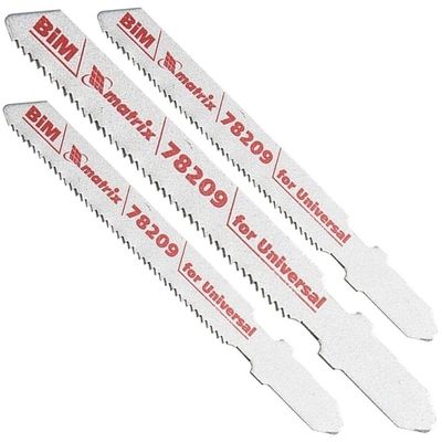 Jogo De Lâminas Para Serra Tico-tico Em Aço Carbono 55 X 1,2 Mm T118af 3 Peças - 782099 - Mtx