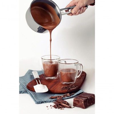 Jogo De Xícaras Tramontina Para Café E Chá Vidro Duplo 2 Peças