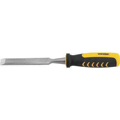 Formão Chanfrado 5-8" Aço Carbono Cabo Emborrachado - Vonder