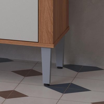 Cozinha Compacta Astra - 2,40m 10 Portas E 4 Gavetas - Lukaliam Móveis Jequitiba-areia Jequitiba-areia