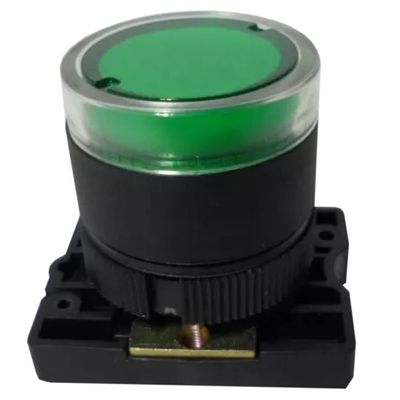 Botão à Impulso Luminoso Verde - Slprl2 - Steck Bot.impul Lumin Vd Slprl2 Steck
