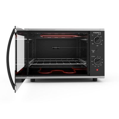 Forno Elétrico De Bancada 40Litros Fogatti Top 40Black Preto 110V