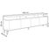 Rack Para Sala de Estar TV 75 Pol 4 Portas 180cm Pés Dourado Clio I03 Louro Luna - Lyam
