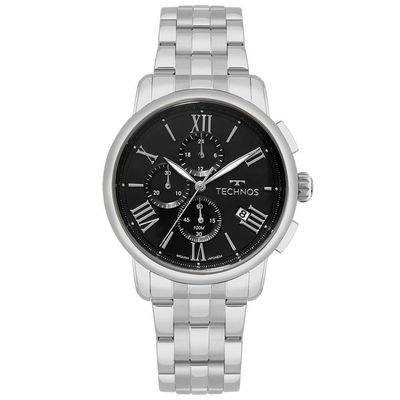 Relógio Technos Masculino Grandtech Prata Js15enw/1p