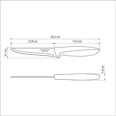 Faca Para Desossar Tramontina Plenus Aço Inox 5" Cabo Off White