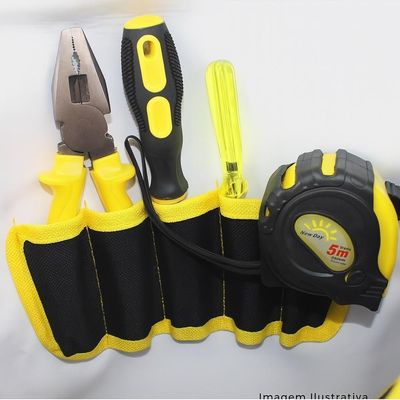 Bolsa Porta Impermeavel Cartucheira Ferramenta Encanador Eletricista Alca Transversal Regulavel