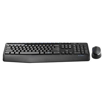Wireles Combo Logitech Teclado + Mouse Sem Fio Mk345 Usb Preto