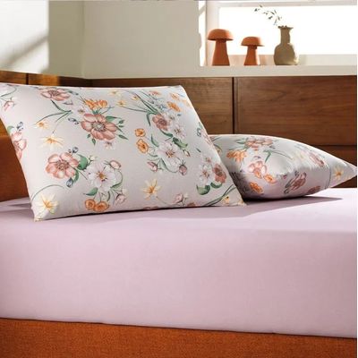 Jogo Cama Solteiro Malha Fio Penteado 2 Pcs Altenburg Branco