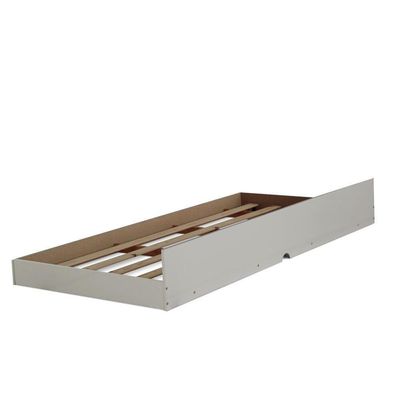 Cama Solteiro Alicante Off White Com Auxiliar Com Cabeceira
