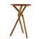 Mesa Bistro Ballare Tampo Redondo 60cm Moderna Mobília Imbuia Natural