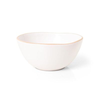 Jogo De Bowl Copa E Cia 2 Peças Vivant Em Cerâmica Off-white