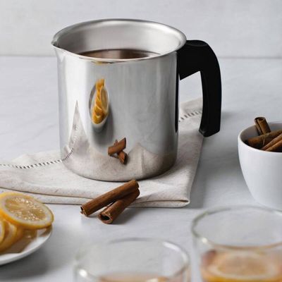 Fervedor Leiteira Tramontina Allegra Aço Inox 1,4L Cabo Baquelite Cozinha Chá Café