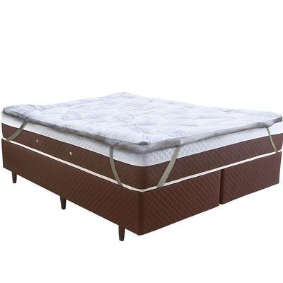 Pillow Top King Toque De Plumas 600G/M² Ultra Macio