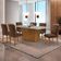 Mesa Sala De Jantar Aida 180cm E 6 Cadeiras Melissa Moderna Vel. Marrom/off White/imbuia