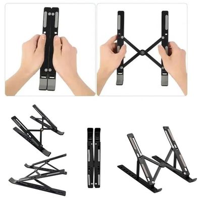Suporte Articulado Notebook Tablet Ergonômico Base Ajustável Dobrável Antiderrapante Mesa Escritório