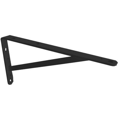 Mão Francesa Reforçada 25 Cm Preta - Mfr-125250-pr - Multivisão