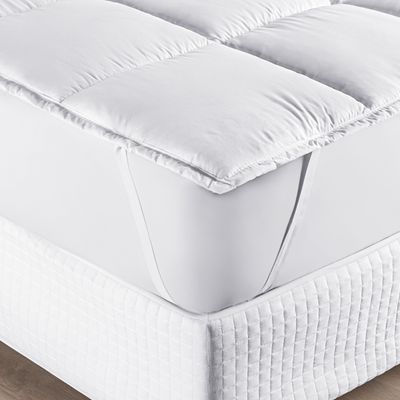 Protetor de Colchão Macio Pillow Top King Scartec Micropercal 200 Fios - Branco