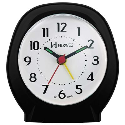 Despertador Quartz Herweg Ref: 2634-034 Preto