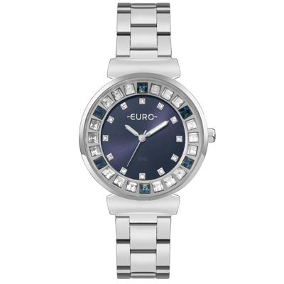 Relógio Euro Feminino Ref: Eu2035yxw/4a Stones Prateado