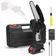 Mini Motoserra Elética Portátil Potente Bateria Recarregável Serra Poda Galho Bateria 2X48V - Bivolt