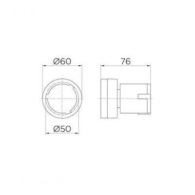 Acabamento Docol Para Registro Deca E Similares De 1/2”, 3/4 1” Riva