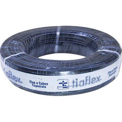 Cabo De áudio Frequência Para Guitarra Af(e) 1x0,20mm Preto - Rl - 100