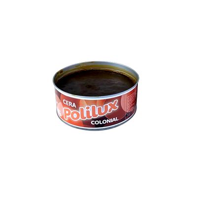 Cera Pastosa Polilux Para Móveis Madeira Lata Colonial 400g