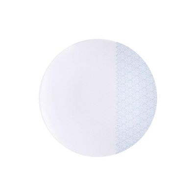 Prato Sobremesa Tramontina Aquarius Em Porcelana Decorada 21 Cm