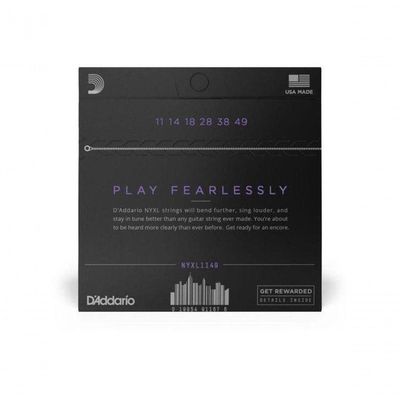 Encordoamento Guitarra .011-.049 Nyxl Nyxl1149 D Addario