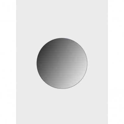 Espelho Para Banheiro Redondo 60cm Mdf Branco - On Móveis