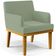 Kit 04 Poltronas Decorativa Para Sala De Estar E Recepção Beatriz W01 Bouclê Oliva - Lyam Decor