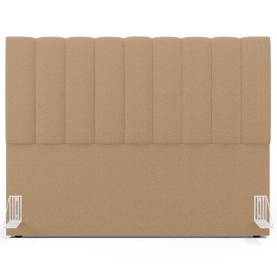 Cabeceira Cama Box Casal King 195 cm Dália W01 Bouclê Mostarda - Lyam Decor