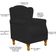 Poltrona Decorativa Para Sala de Estar Yara P02 Corino Preto - Lyam Decor