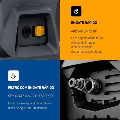 Lavadora De Alta Pressão Wap Ousada Wl 2610 Cor Cinza 110V
