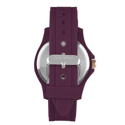 Relógio Mormaii Feminino Ref: Mo2035lu/8n Esportivo Analógico Roxo