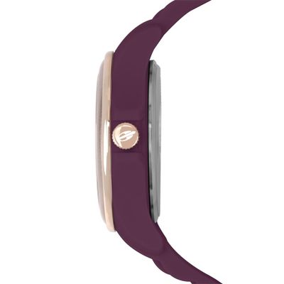 Relógio Mormaii Feminino Ref: Mo2035lu/8n Esportivo Analógico Roxo