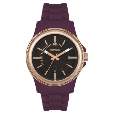 Relógio Mormaii Feminino Ref: Mo2035lu/8n Esportivo Analógico Roxo