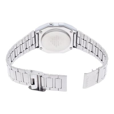 Relógio Casio Masculino Ref:A158wa-1df Vintage Prateado